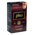 Coloração Creme Acquaflora Kit Hidra Gloss 66.60 Vermelho Granada