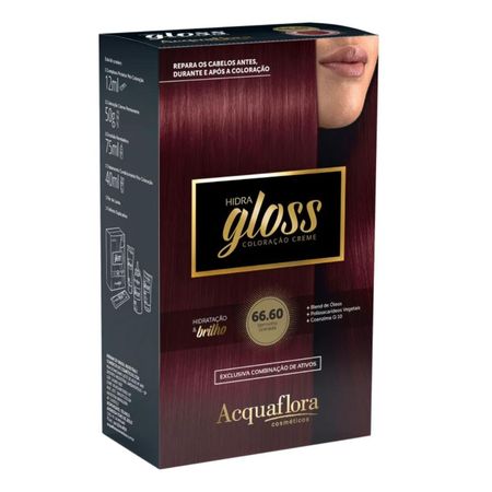 Coloração-Creme-Acquaflora-Kit-Hidra-Gloss-66.60-Vermelho-Granada--1