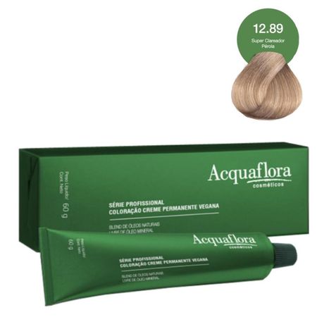 Coloração-Creme-Acquaflora-Vegana-12.89-Superclareador-Pérola-60g--2