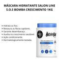 Máscara Hidratante Salon Line Sos Bomba Crescimento 1kg