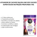 Ativador de Cachos Salon Line Sos Cachos Super Óleos Nutrição Profunda 1kg