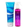Kit Lowell Extrato de Mirtilo Shampoo 240ml + Liso Mágico Termoativado 200ml