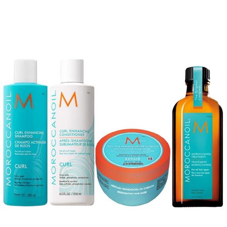 Kit-Moroccanoil-Curl-Enhancing---Shampoo-250ml-+-Condicionador-250ml-+-Máscara-Reparadora-250g-+-Óleo-100ml--1