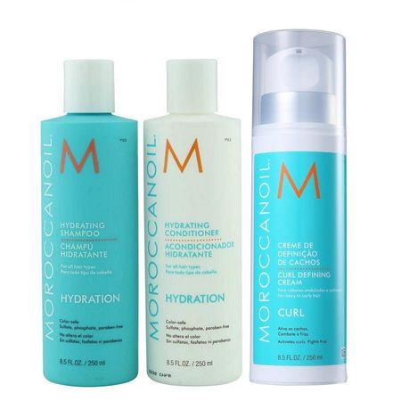 Moroccanoil-Hydrating-Shampoo-250ml-+-Condicionador-250ml-+-Curl-Defining-Ativador-de-Cachos-250ml--1