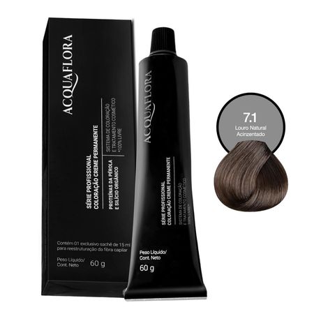 Coloração-Creme-Acquaflora-7.1-Louro-Natural-Acinzentado-60g--2