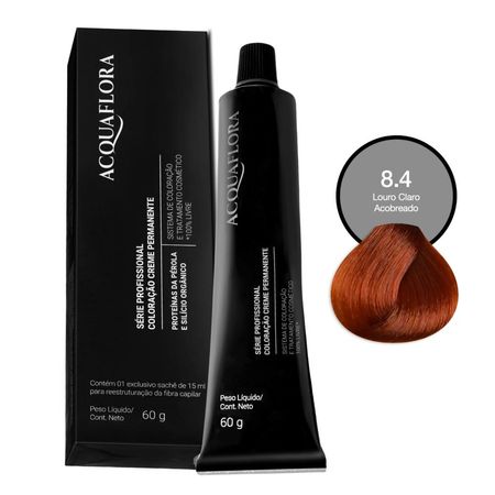 Coloração-Creme-Acquaflora-8.4-Louro-Claro-Acobreado-60g--1