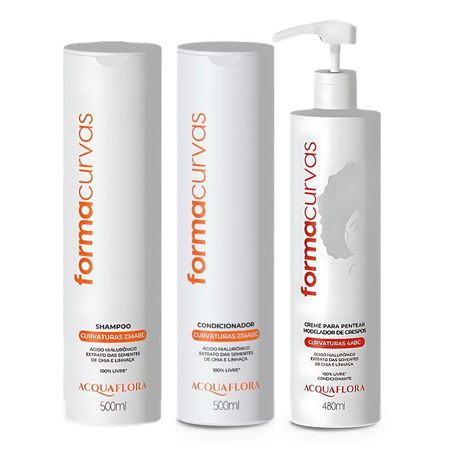 Kit-Acquaflora-Forma-Curvas:-Shampoo,-Condicionador-e-Creme-Modelador-Crespos--1