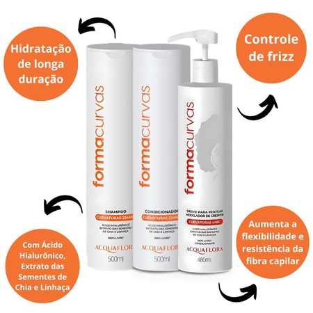 Kit-Acquaflora-Forma-Curvas:-Shampoo,-Condicionador-e-Creme-Modelador-Crespos--2