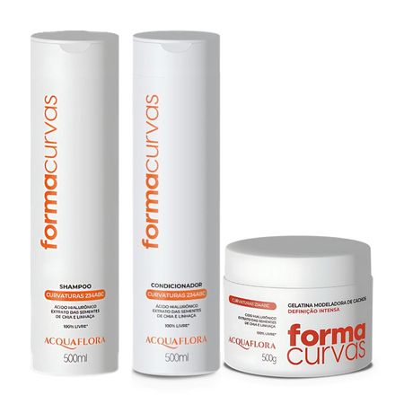 Kit-Acquaflora-Forma-Curvas:-Shampoo,-Condicionador-e-Gelatina-Definição-Intensa--1