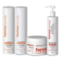 Kit Acquaflora Forma Curvas: Shampoo, Condicionador, Tratamento e Creme Modelador Crespos