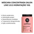 Máscara Concentrada Salon Line Sos Hidratação Óleo de Rícino 1kg
