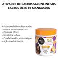 Ativador de Cachos Salon Line Sos Cachos Óleo de Manga 500g