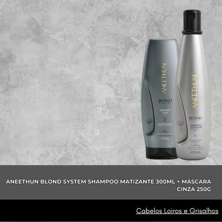 Aneethun-Blond-Shampoo-Matizante-300ml-+-Máscara-Cinza-250g--2