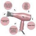 Secador Taiff Fox 3 Soft Rose 2200w 220v