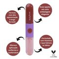 Gloss + Batom Líquido Duo Ruby Rose Ld08 9,6g