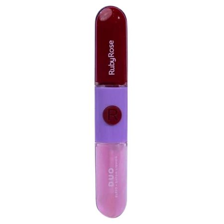 Gloss-+-Batom-Líquido-Duo-Ruby-Rose-Ld07-9,6g--1