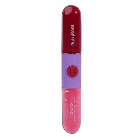 Gloss-+-Batom-Líquido-Duo-Ruby-Rose-Ld09-9,6g--1