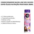 Condicionador Salon Line Sos Cachos Super Óleos Nutrição Profunda 300ml