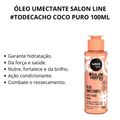 Óleo Umectante Salon Line #todecacho Coco Puro 100ml