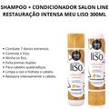 Shampoo + Condicionador Salon Line Restauração Intensa Meu Liso 300ml