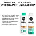 Shampoo + Condicionador Antiqueda Salon Line Sos Bomba 300ml