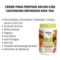 Creme Para Pentear Salon Line Cachinhos Definidos Kids Melancia 1kg