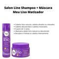 Shampoo + Máscara Salon Line Meu Liso Matizador Loiro