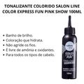 Tonalizante Colorido Salon Line Color Express Fun Pink Show 100ml