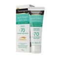 Protetor Solar Facial Neutrogena Sun Fresh Derm Care FPS70 Pele Mista a Oleosa  40g