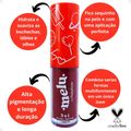 Blush, Batom e Sombra 3x1 Melu By Ruby Rose Midnight Love 04