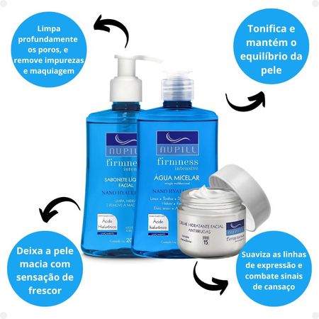 Kit-Nupill-Firmness-Intensive-Nano-Hyaluronic:-Sabonete,-Água-Micelar-e-Creme-Antirrugas--2