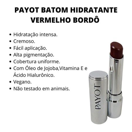 Batom-Hidratante-Payot-Vermelho-Bordô-3,6g--3