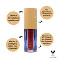 Batom Líquido Velvety Ruby Rose Glass Bg08 3,5ml