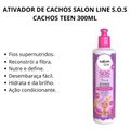 Ativador de Cachos Salon Line Sos Cachos Teen 300ml