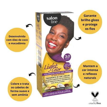 Coloração-Suave-Salon-Line-Light-Color-3.0-Castanho-Escuro--2
