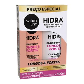 Kit Salon Line Hidra Longos e Fortes - Shampoo + Condicionador