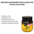 Máscara Matizadora Salon Line #todecacho Preta 300g