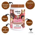 Creme para Pentear Salon Line Kids Chocolate Cachinhos Nutridos 1kg