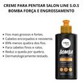Creme Para Pentear Salon Line Sos Bomba Força e Engrossamento 300ml