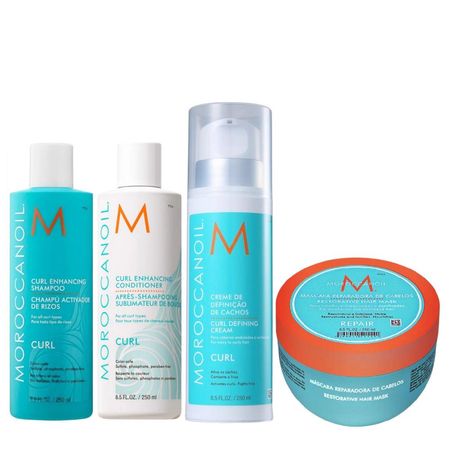 Kit-Moroccanoil-Curl---Shampoo-250ml-+-Condicionador-250ml-+-Mousse-Definidor-de-Cachos-250ml-+-Máscara-Reparadora-250g--1