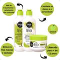 Kit Salon Line Meu Liso Escudo Antiporosidade: Shampoo + Condicionador + Máscara