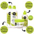 Kit Salon Line Meu Liso Escudo Antiporosidade - Shampoo + Condicionador + Máscara + Creme para Pentear