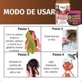 Kit Salon Line Kids: 1 Creme para Pentear e 1 Gelatina Super Brilhante Chocolate