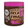 Kit Salon Line Kids: 1 Creme para Pentear e 1 Gelatina Super Brilhante Chocolate