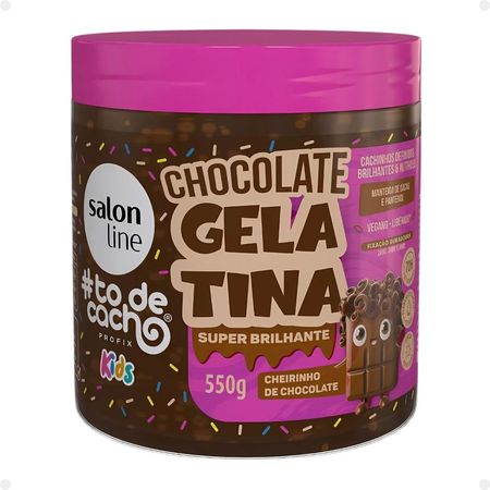Kit-Salon-Line-Kids:-1-Creme-para-Pentear-e-1-Gelatina-Super-Brilhante-Chocolate--4
