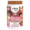 Kit Salon Line Kids: 1 Creme para Pentear e 1 Gelatina Super Brilhante Chocolate