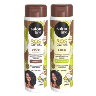Kit Salon Line Sos Cachos Coco Hidratação Nutritiva - Shampoo + Condicionador