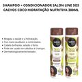 Kit Salon Line Sos Cachos Coco Hidratação Nutritiva - Shampoo + Condicionador