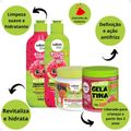 Kit Salon Line Kids: Shampoo + Condicionador + Creme para Pentear + Gelatina Melancia
