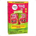 Kit Salon Line Kids: Shampoo + Condicionador + Creme para Pentear + Gelatina Melancia